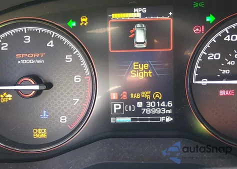 2019 Subaru Forester Sport from USA, damaged, VIN JF2SKAPC2KH588823